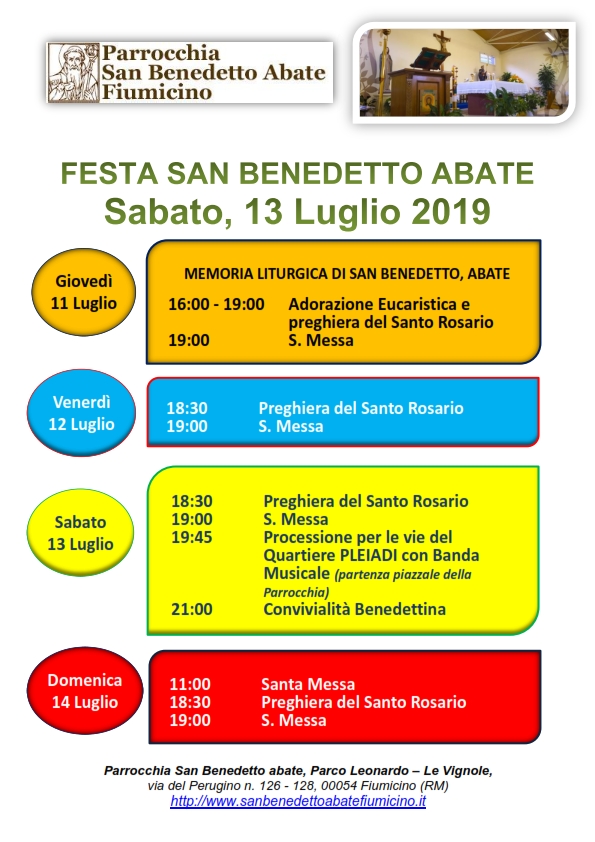 2019, Programma religioso ml sba_001